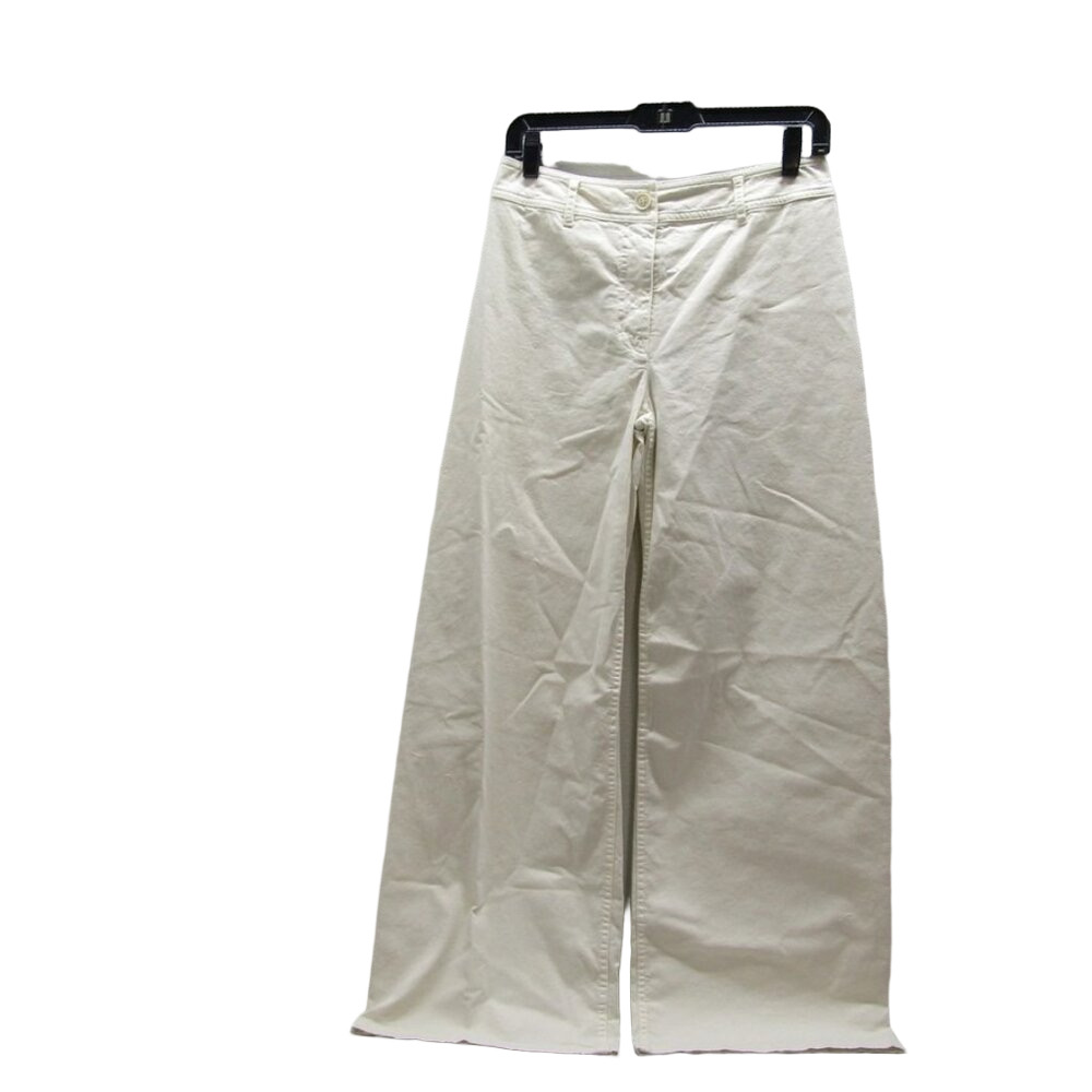 NEW NILI LOTAN Megan Wide Leg Pants Women’s 2 Bone